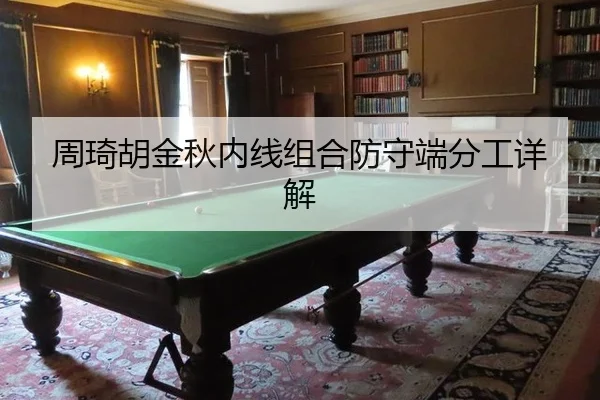周琦胡金秋内线组合防守端分工详解